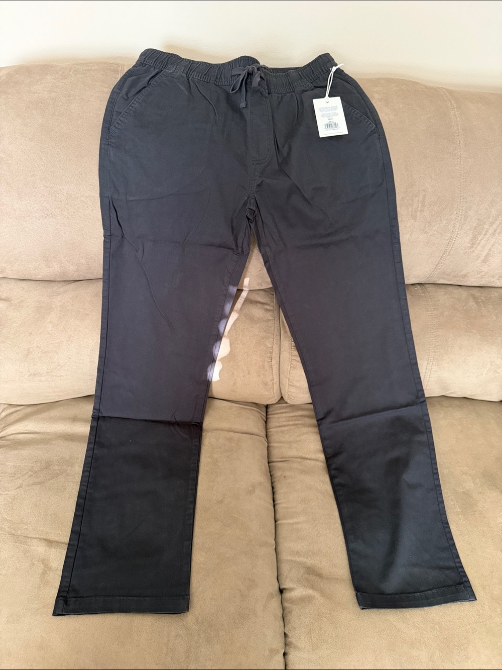 Katin Men's Black Drawstring Chinos